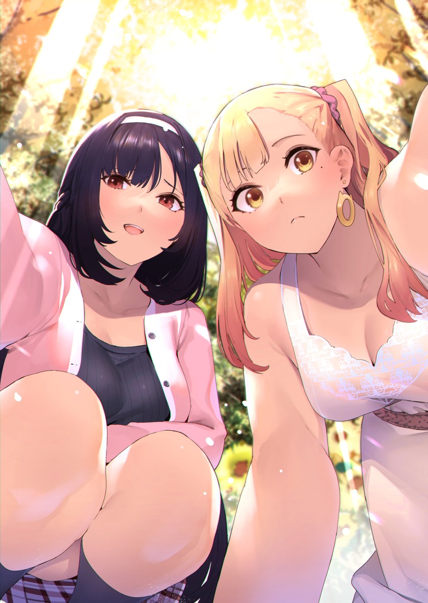 inukai karen and nekotani mike (inu ni nattara suki na hito ni hirowareta) drawn by furukawa_itsuse