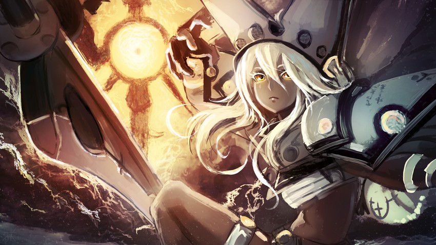 ramlethal valentine (guilty gear and 1 more) drawn by cubehero