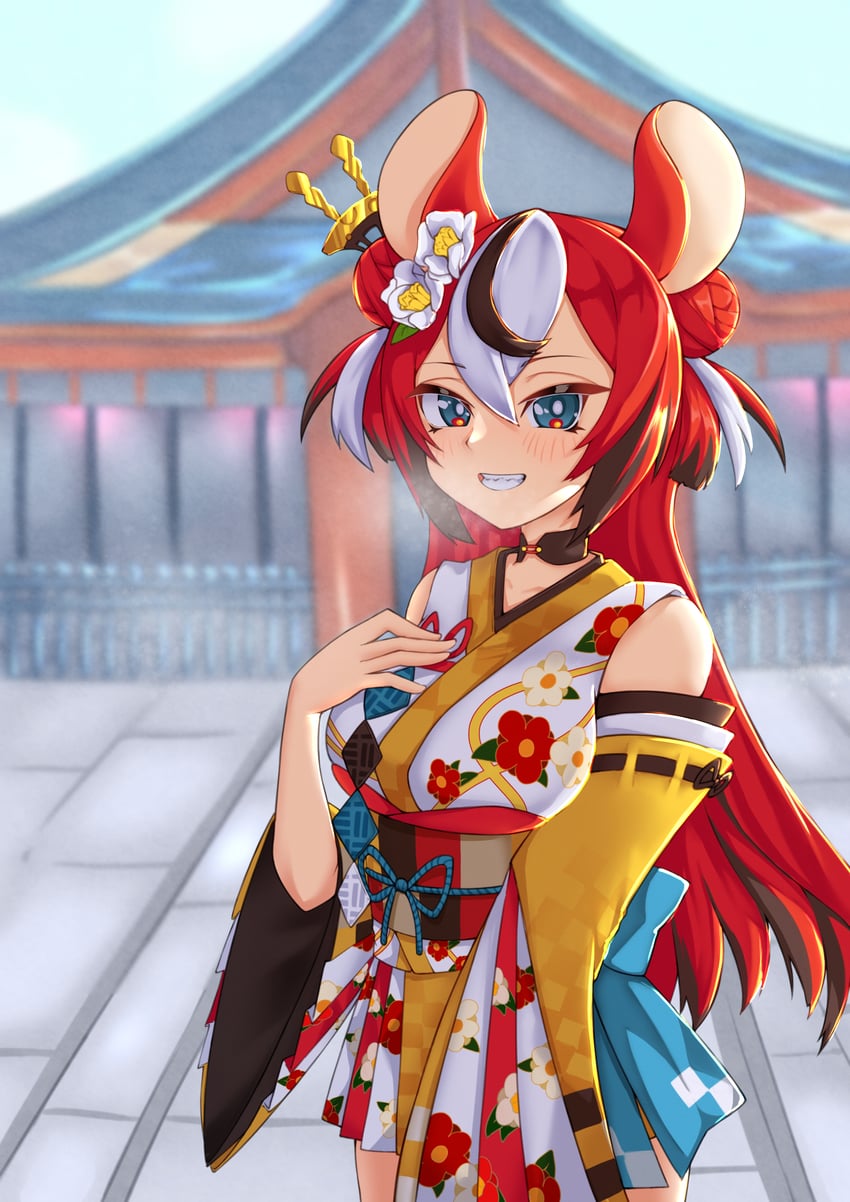 hakos baelz (hololive and 1 more) drawn by nyang-kaz