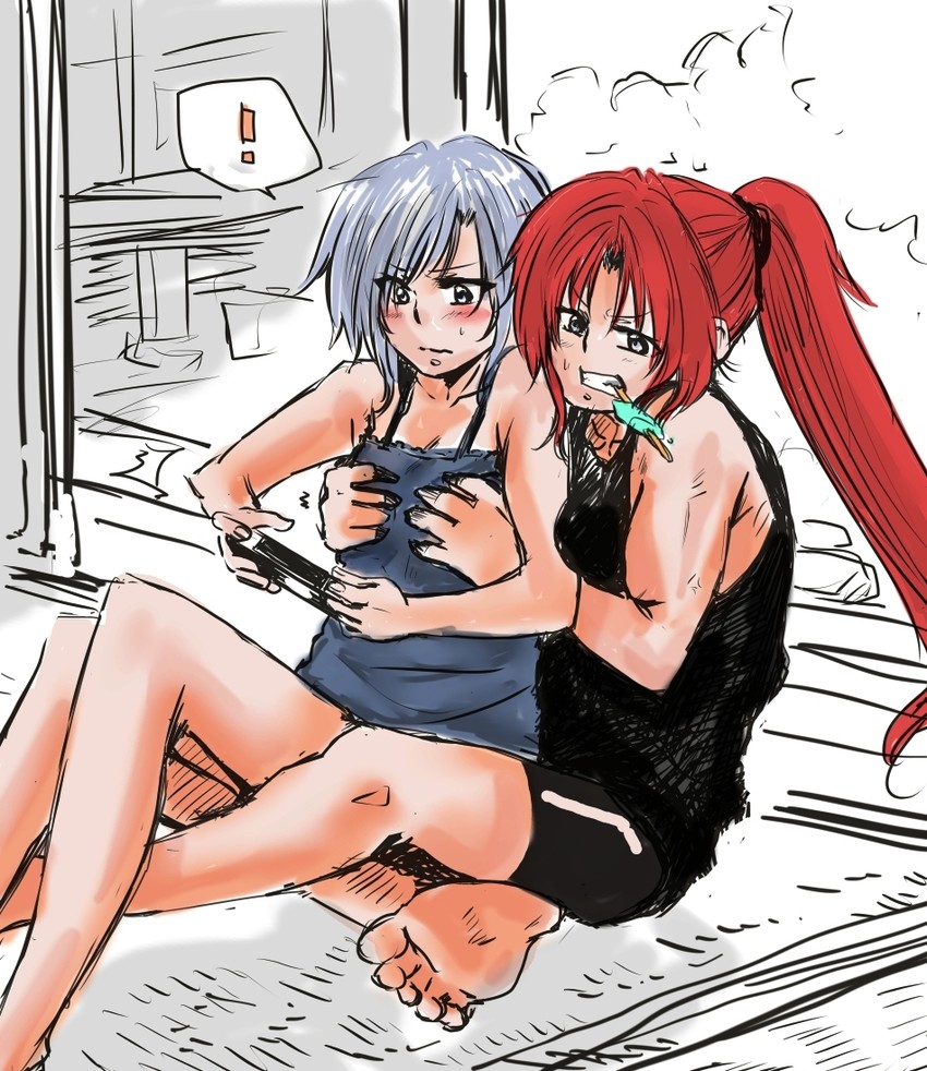izayoi sakuya and hong meiling (touhou) drawn by matsuri_kyuuta