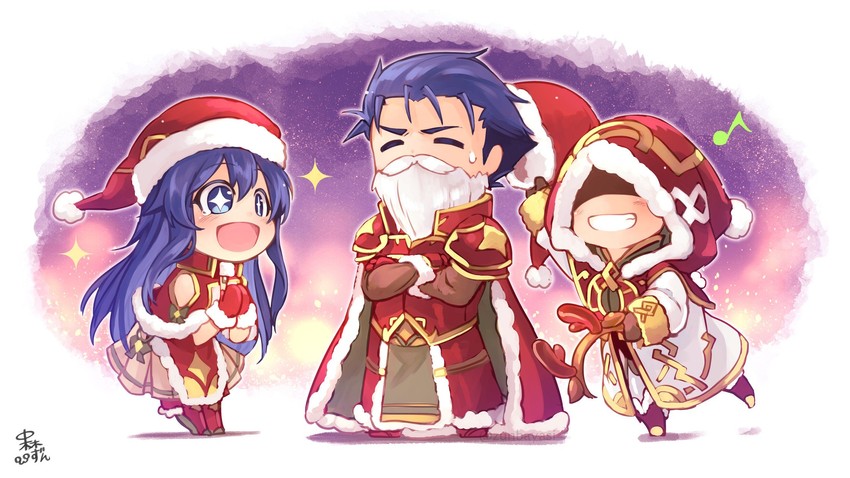 kiran, lilina, and hector (fire emblem and 3 more) drawn by nakabayashi_zun