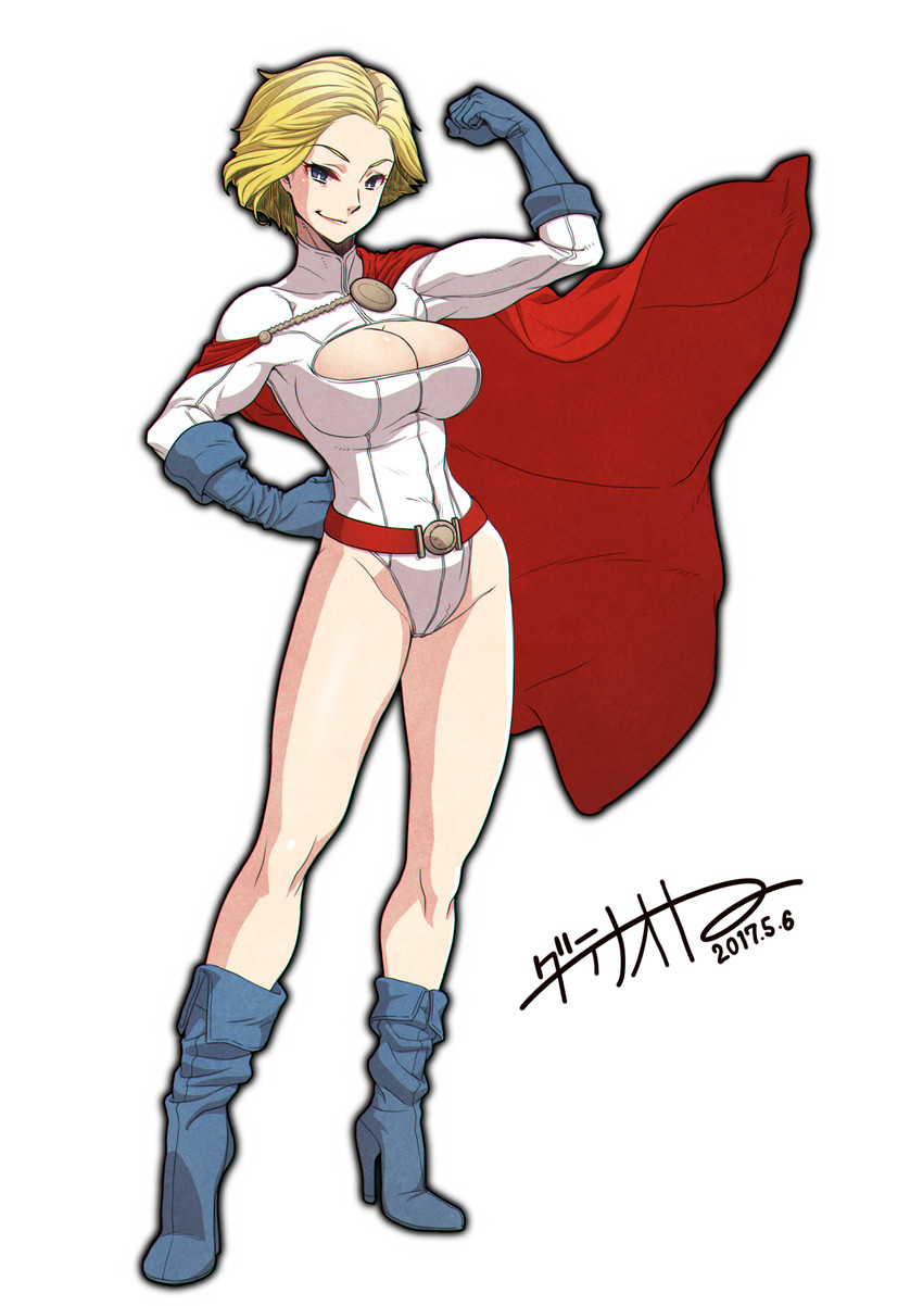 power girl (dc comics and 1 more) drawn by date_naoto