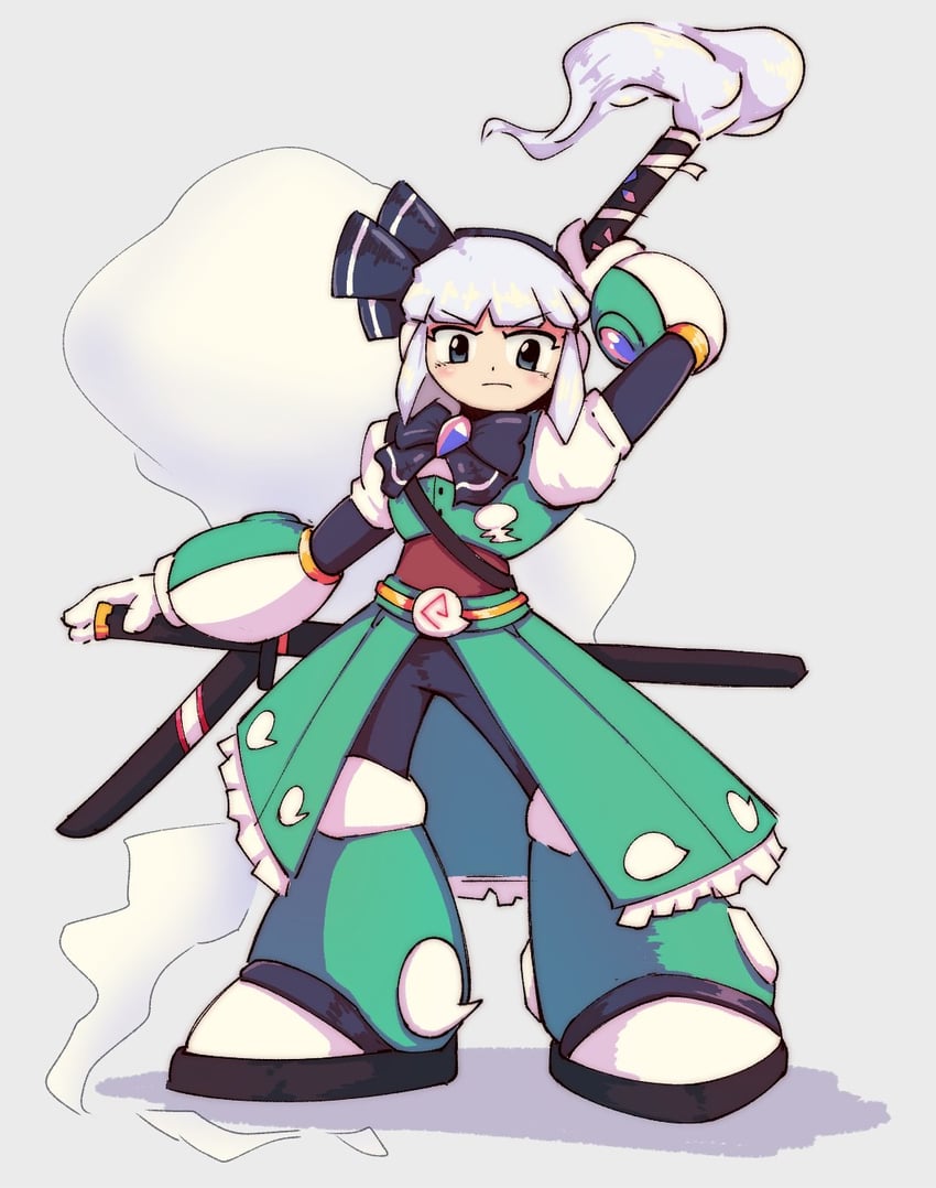 konpaku youmu (touhou and 1 more) drawn by surrealmason