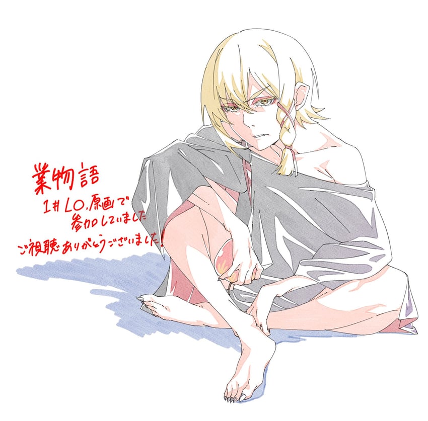 deathtopia virtuoso suicide-master (monogatari and 1 more) drawn by sakuya_(saqu09307728)