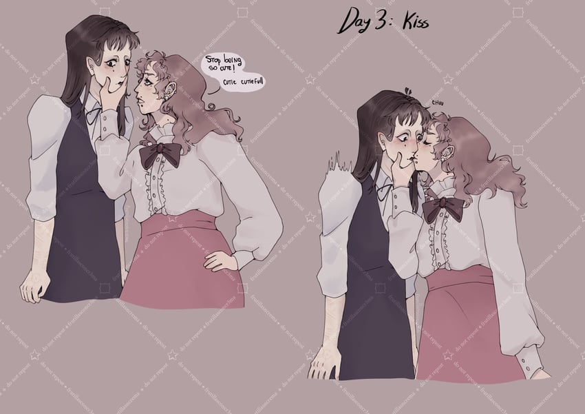 marina and samarie (fear & hunger and 1 more) drawn by frutillasncrema