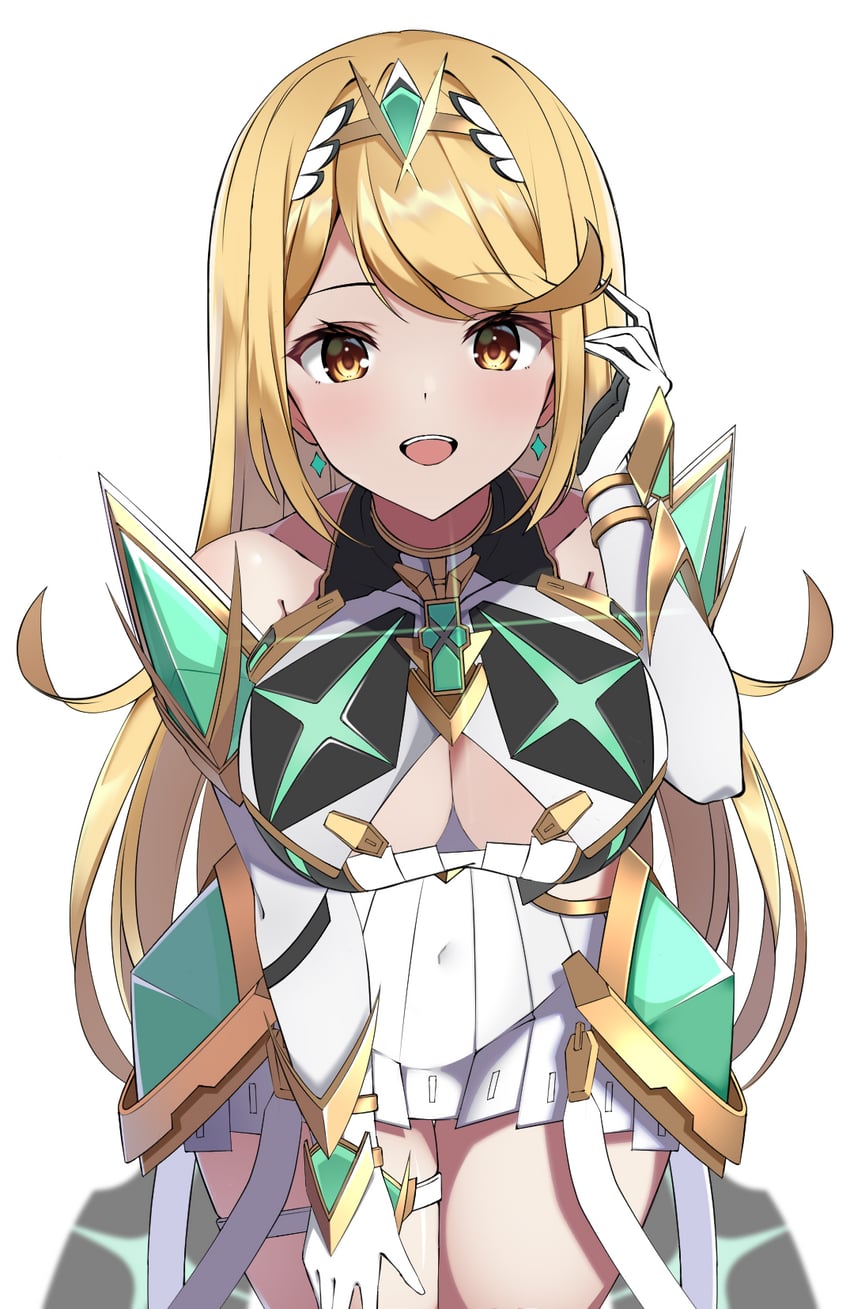 mythra (xenoblade chronicles and 1 more) drawn by tsumugi_1210