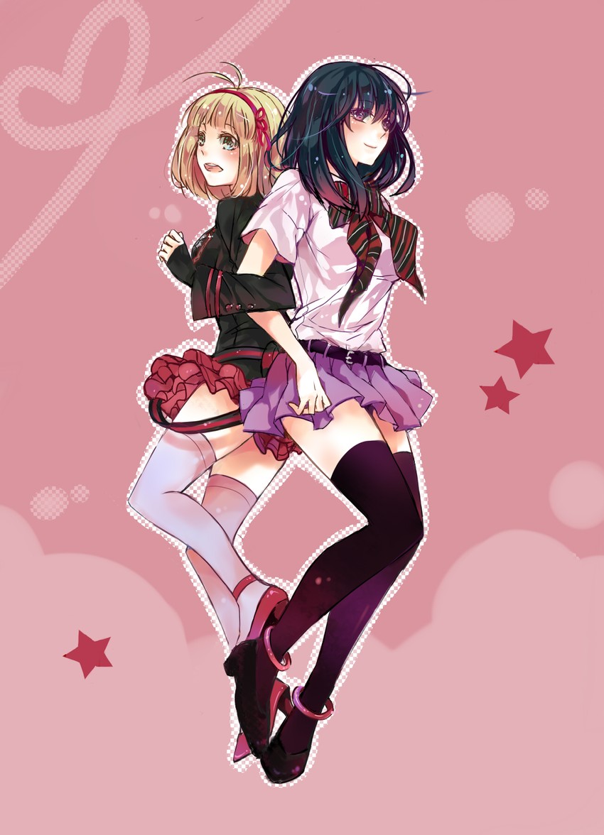 lenalee lee and moriyama shiemi (d.gray-man and 1 more) drawn by fish9450333