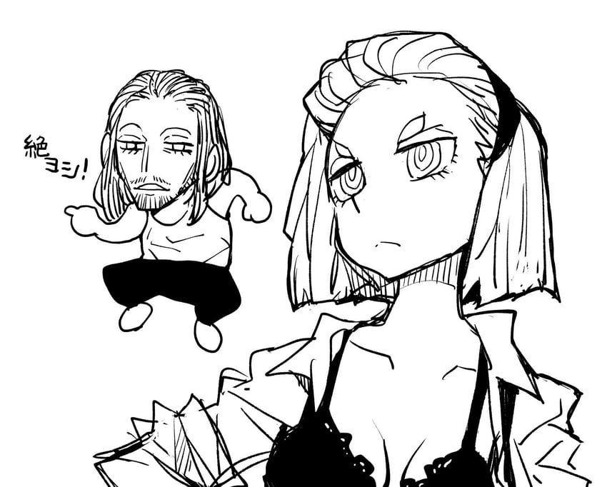 theta and tserriednich hui guo rou (hunter x hunter and 1 more) drawn by dowman_sayman