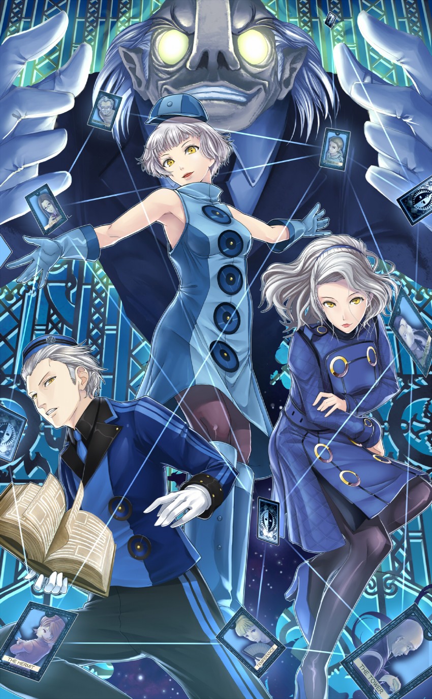 elizabeth, margaret, theodore, and igor (persona and 3 more) drawn by hi-ho-