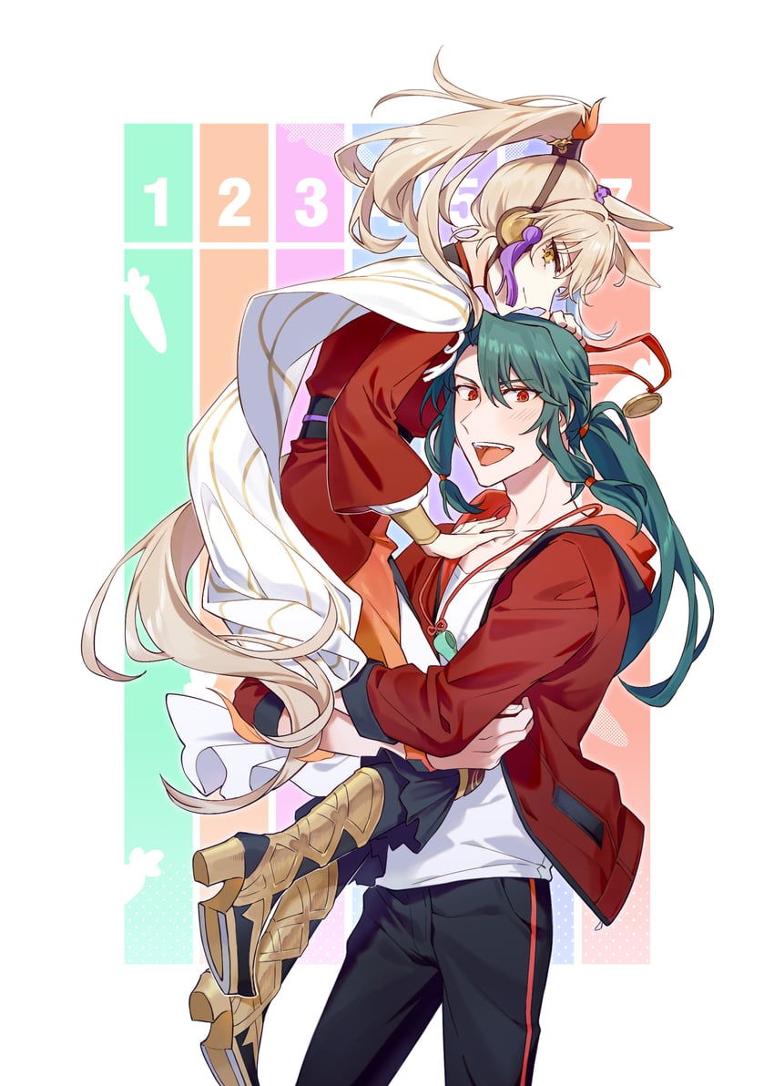 archer and zheng chenggong (fate and 2 more) drawn by qiao_vivip