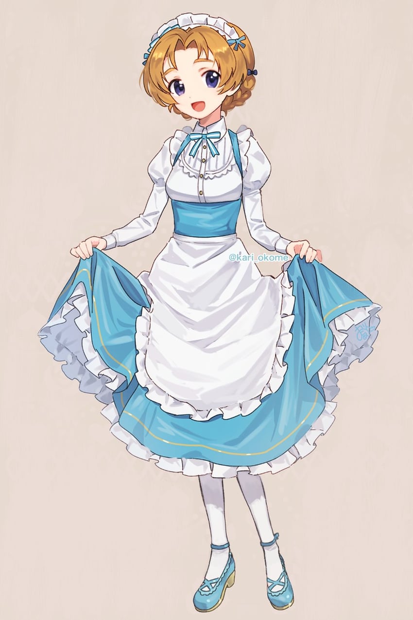 orange pekoe (girls und panzer) drawn by kari_okome