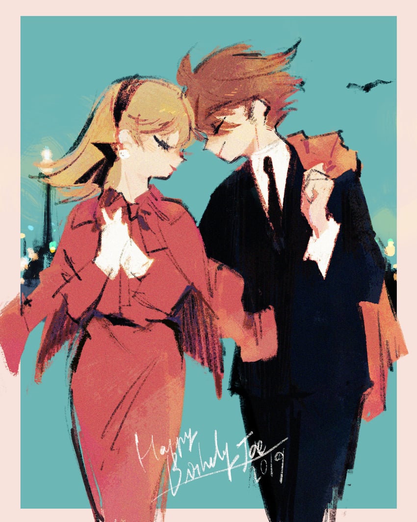 francoise arnoul and shimamura joe (cyborg 009) drawn by manodemarina