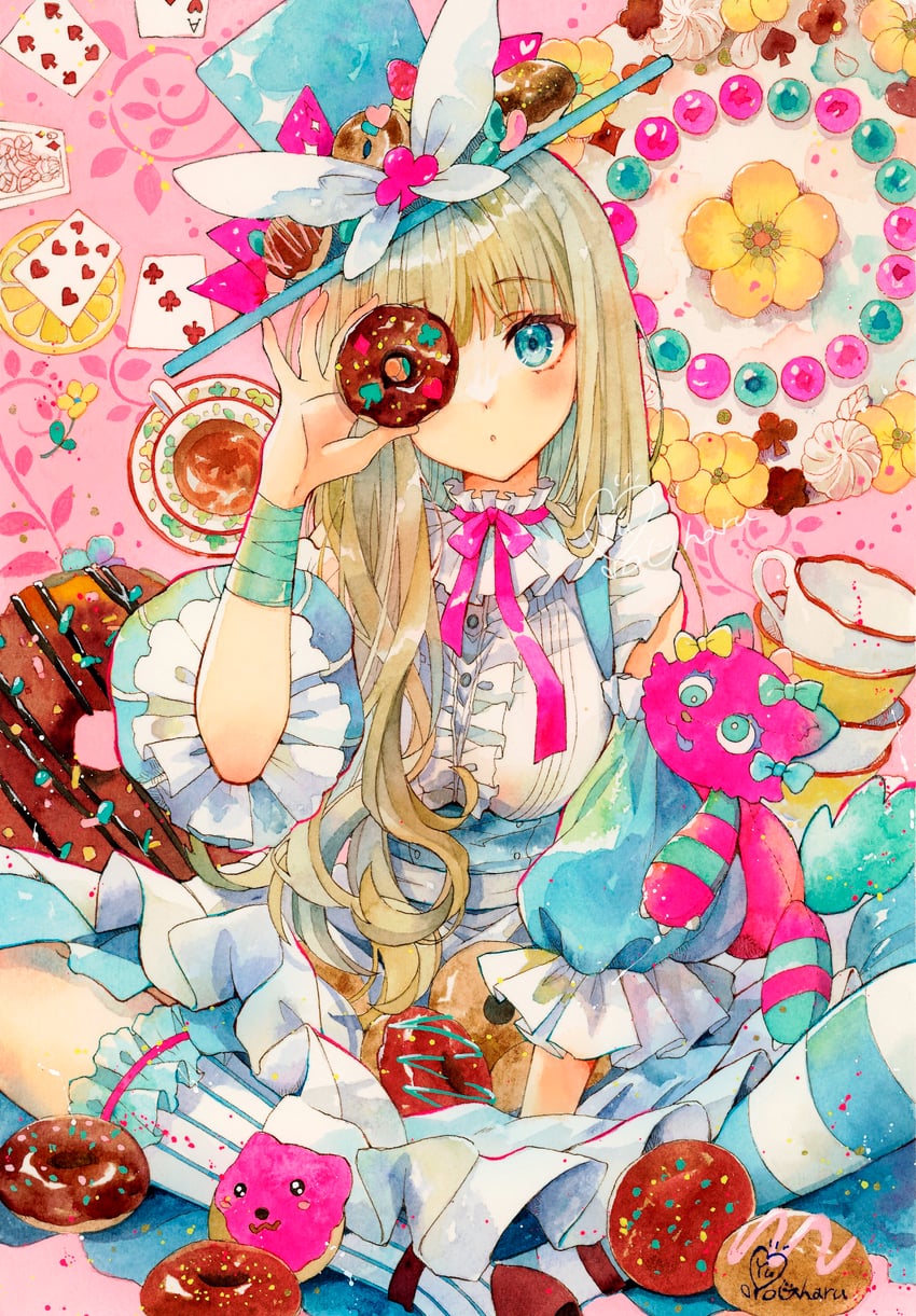 alice (alice's adventures in wonderland) drawn by yuyuharu_1027