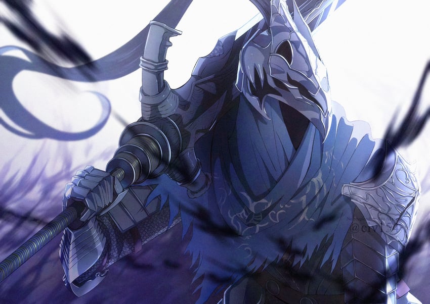 artorias the abysswalker (dark souls and 1 more) drawn by civ154