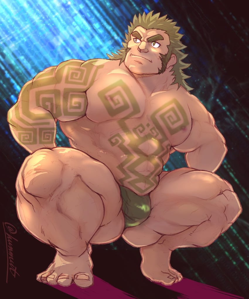 susanoo and protagonist 3 (tokyo afterschool summoners) drawn by tatsumonji_yukara