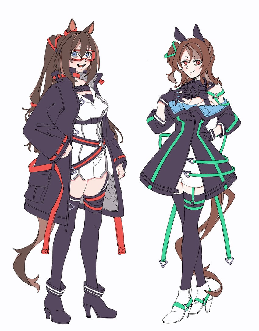 king halo and el condor pasa (umamusume) drawn by oo_sungnim