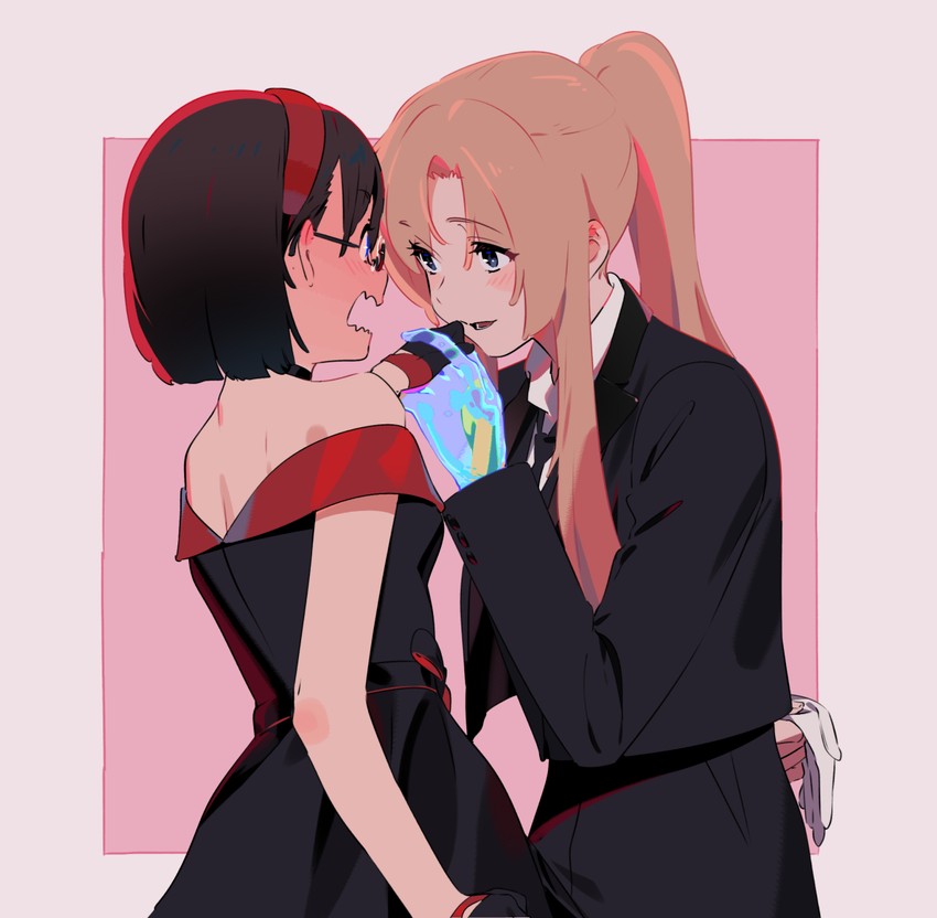 kamikoshi sorawo and nishina toriko (urasekai picnic) drawn by kamo_kamen