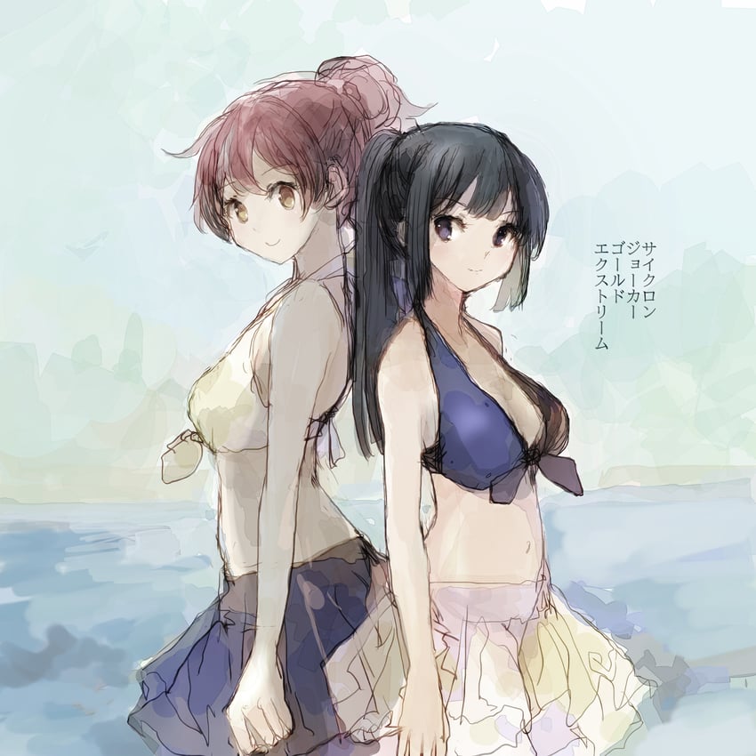 oumae kumiko and kousaka reina (hibike! euphonium) drawn by 86thunder