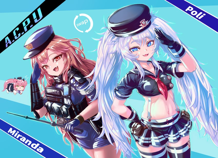 doro, poli, miranda, and quiry (goddess of victory: nikke) drawn by inugressive