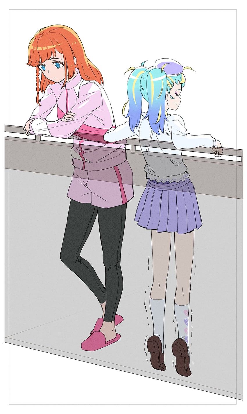 myamu and hibino matsuri (pretty series and 1 more) drawn by murakami_hisashi