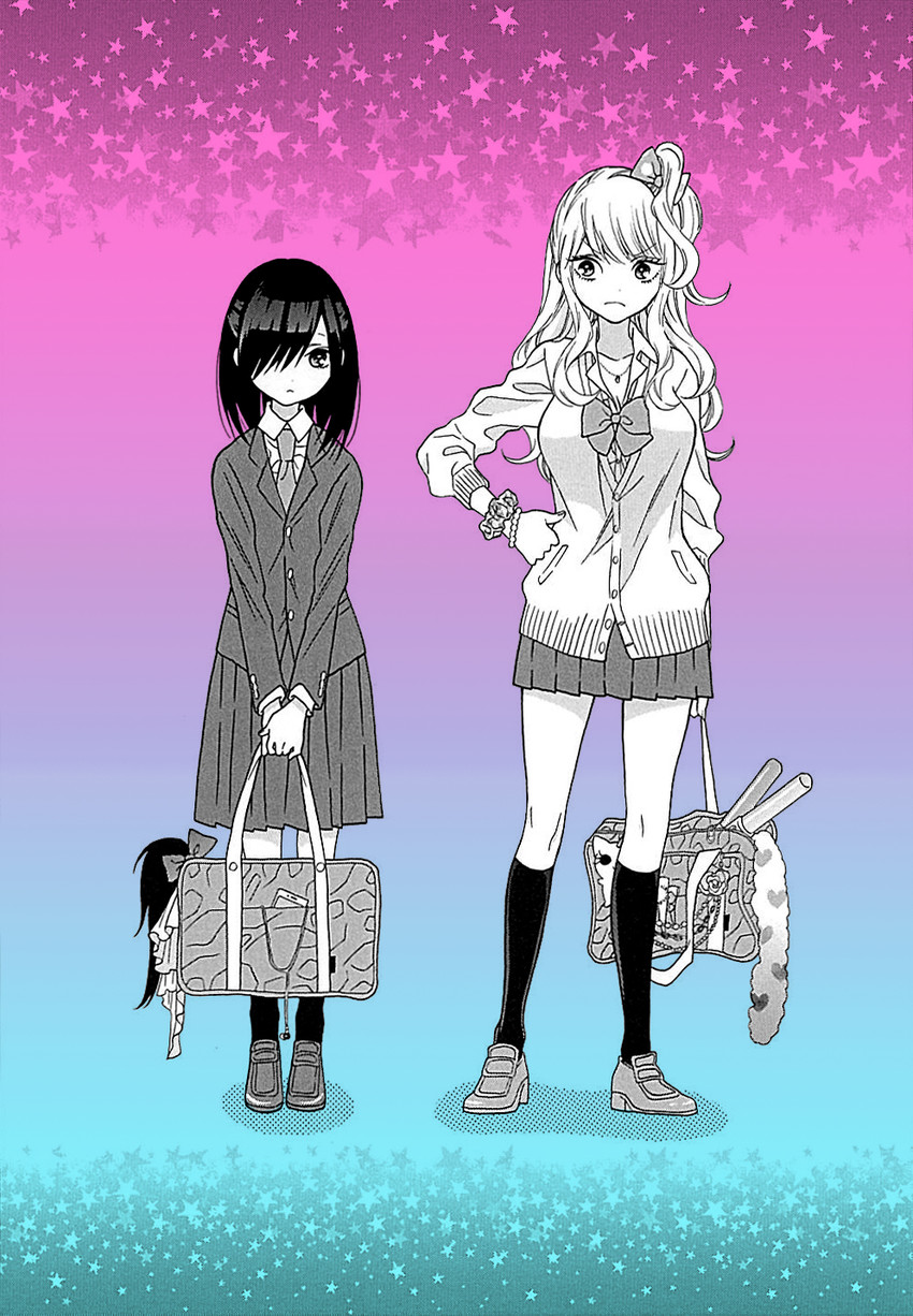 otonashi amane and saotome maria (gal to otaku wa wakari aenai.) drawn by kawai_rou