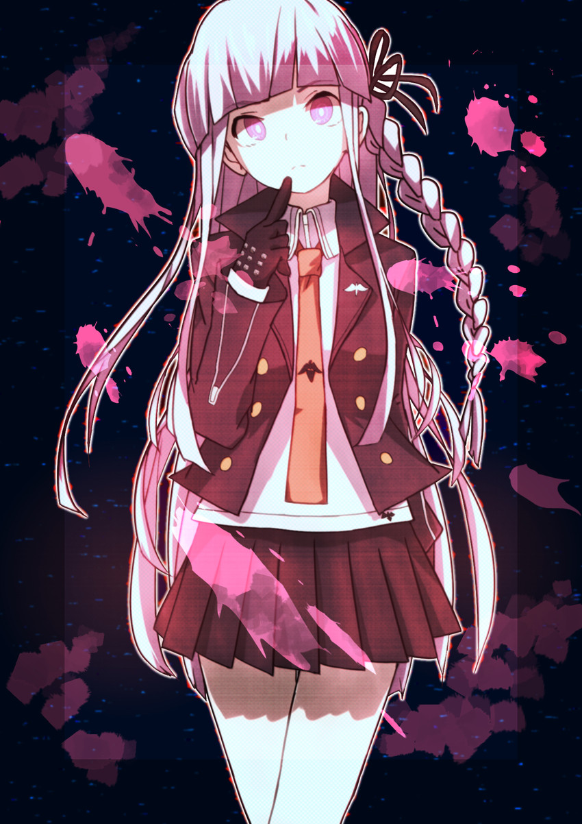 kirigiri kyoko (danganronpa and 1 more) drawn by haru_tm