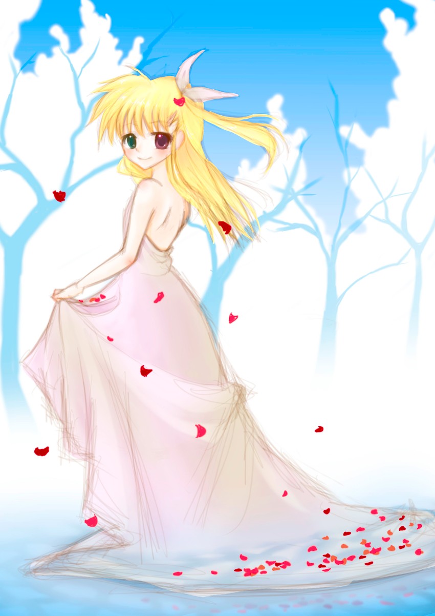 vivio (lyrical nanoha and 1 more) drawn by dokusaimono