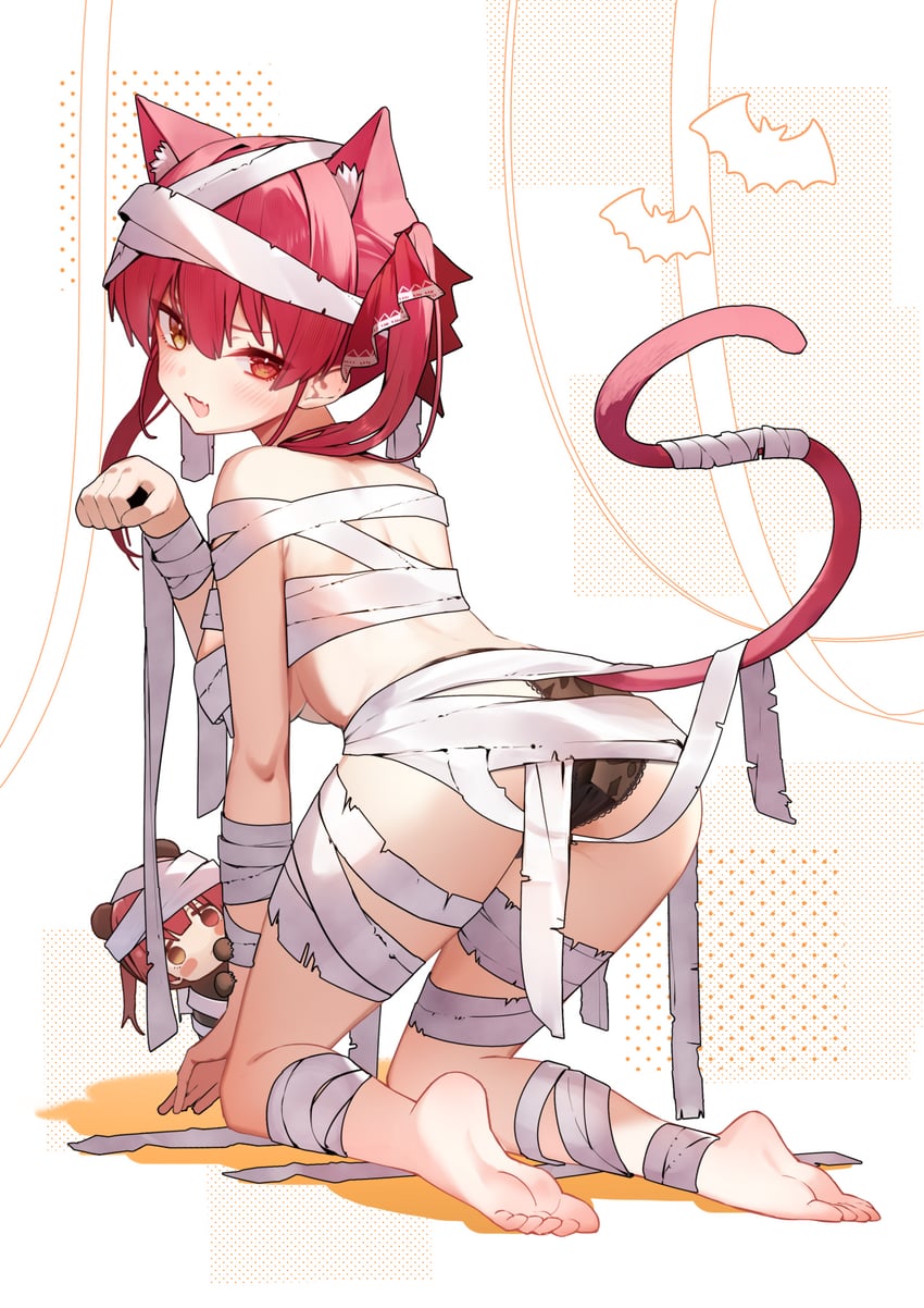 houshou marine and houshou kumarine (hololive) drawn by tauta_(meshia8787)