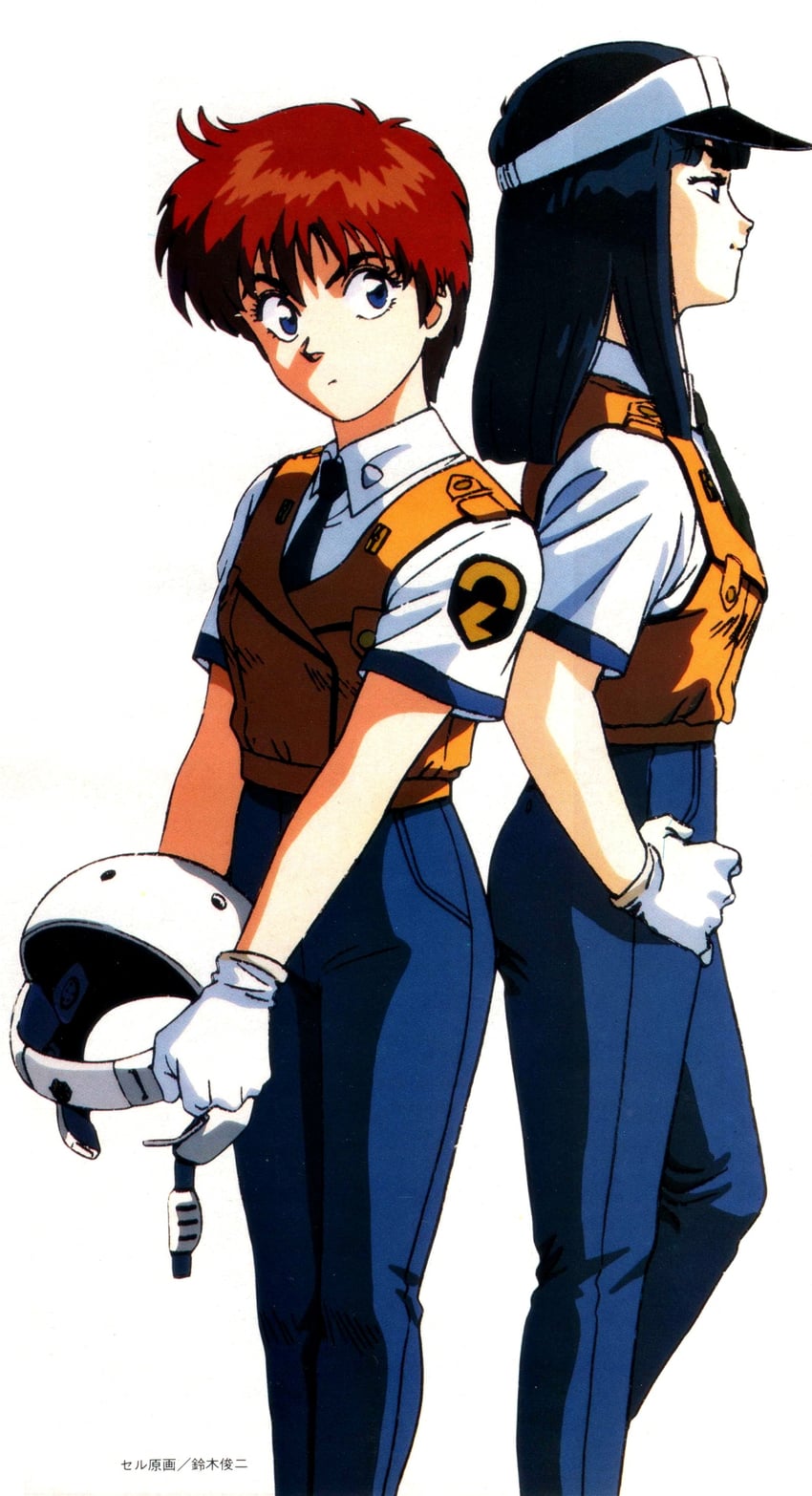 izumi noa and kanuka clancy (kidou keisatsu patlabor and 1 more) drawn by suzuki_shunji
