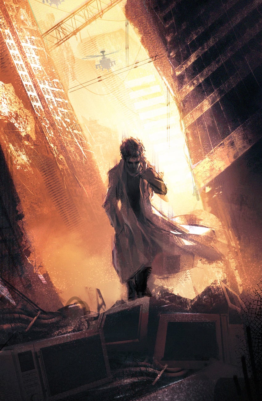 okabe rintarou (steins;gate and 1 more) drawn by cancer.b0ss