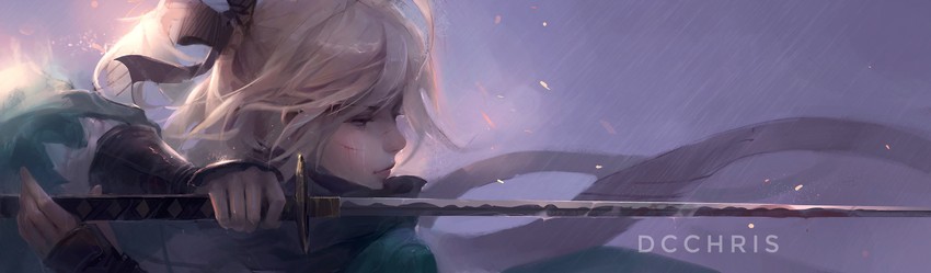 okita souji (fate and 1 more) drawn by dcchris