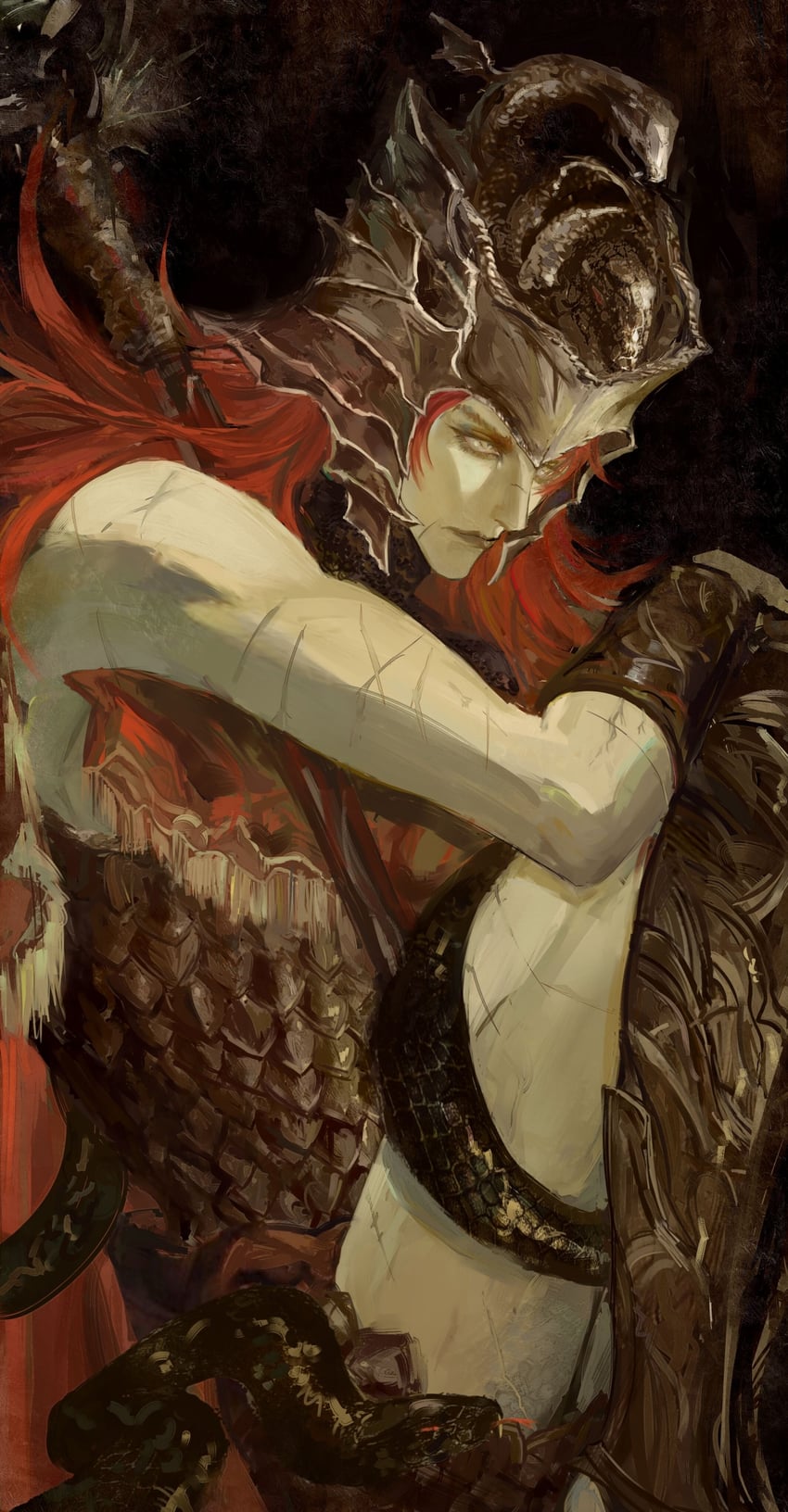 messmer the impaler (elden ring and 1 more) drawn by guanhaoniziji8
