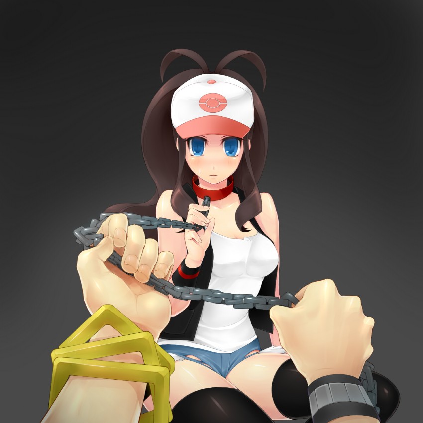 hilda and n (pokemon and 1 more) drawn by rkp