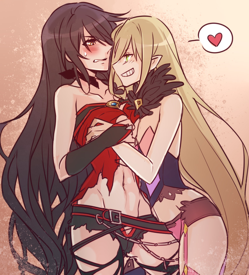 velvet crowe and magilou (tales of and 1 more) drawn by tusia