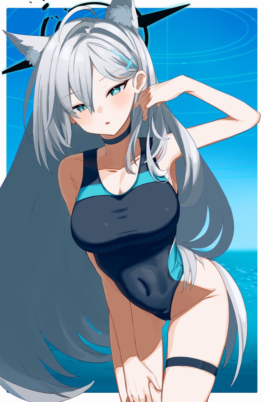 shiroko and shiroko terror (blue archive) drawn by kenko_otu
