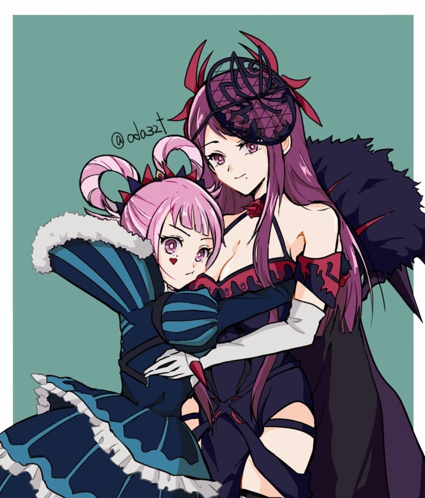 ivy and hortensia (fire emblem and 1 more) drawn by oda32t
