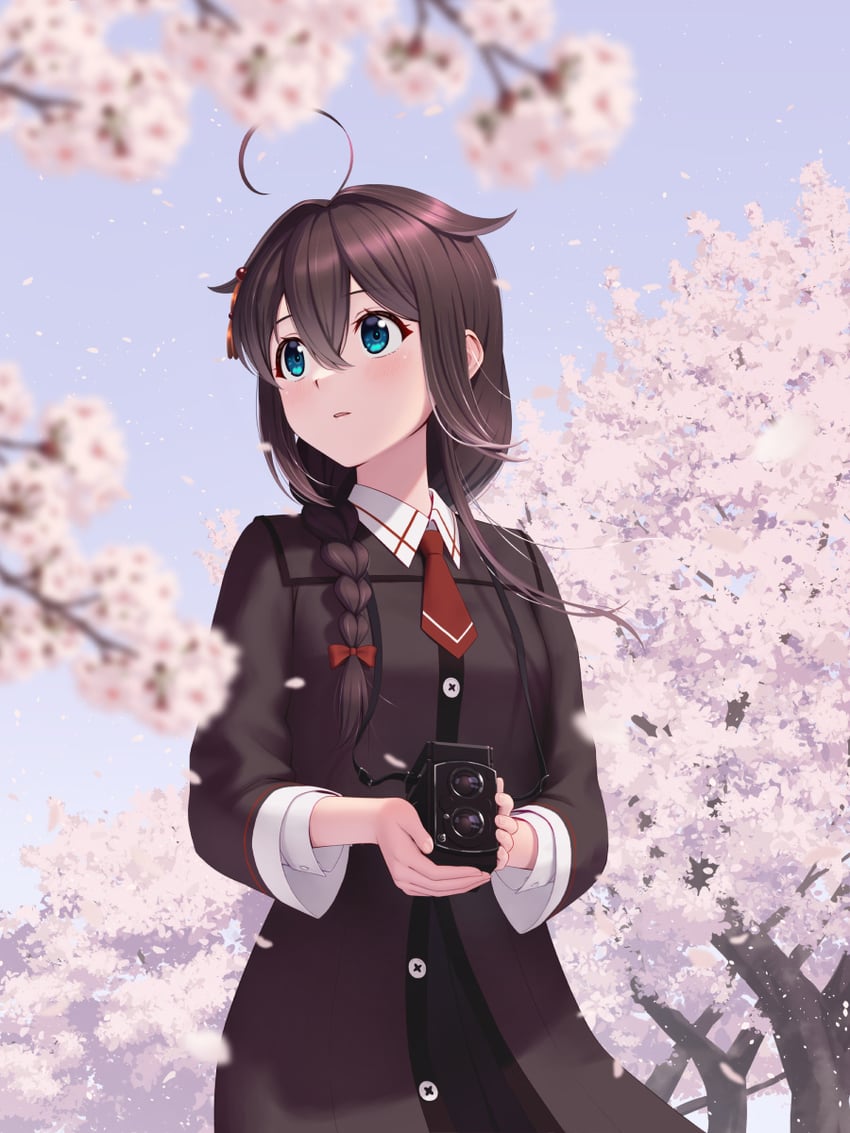 shigure and shigure kai ni (kantai collection) drawn by porupurucha