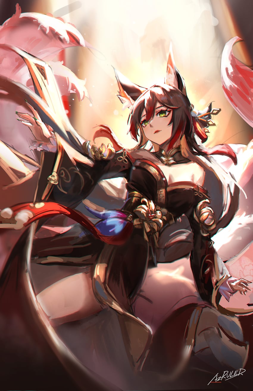 tingyun and fugue (honkai and 1 more) drawn by az'ruler