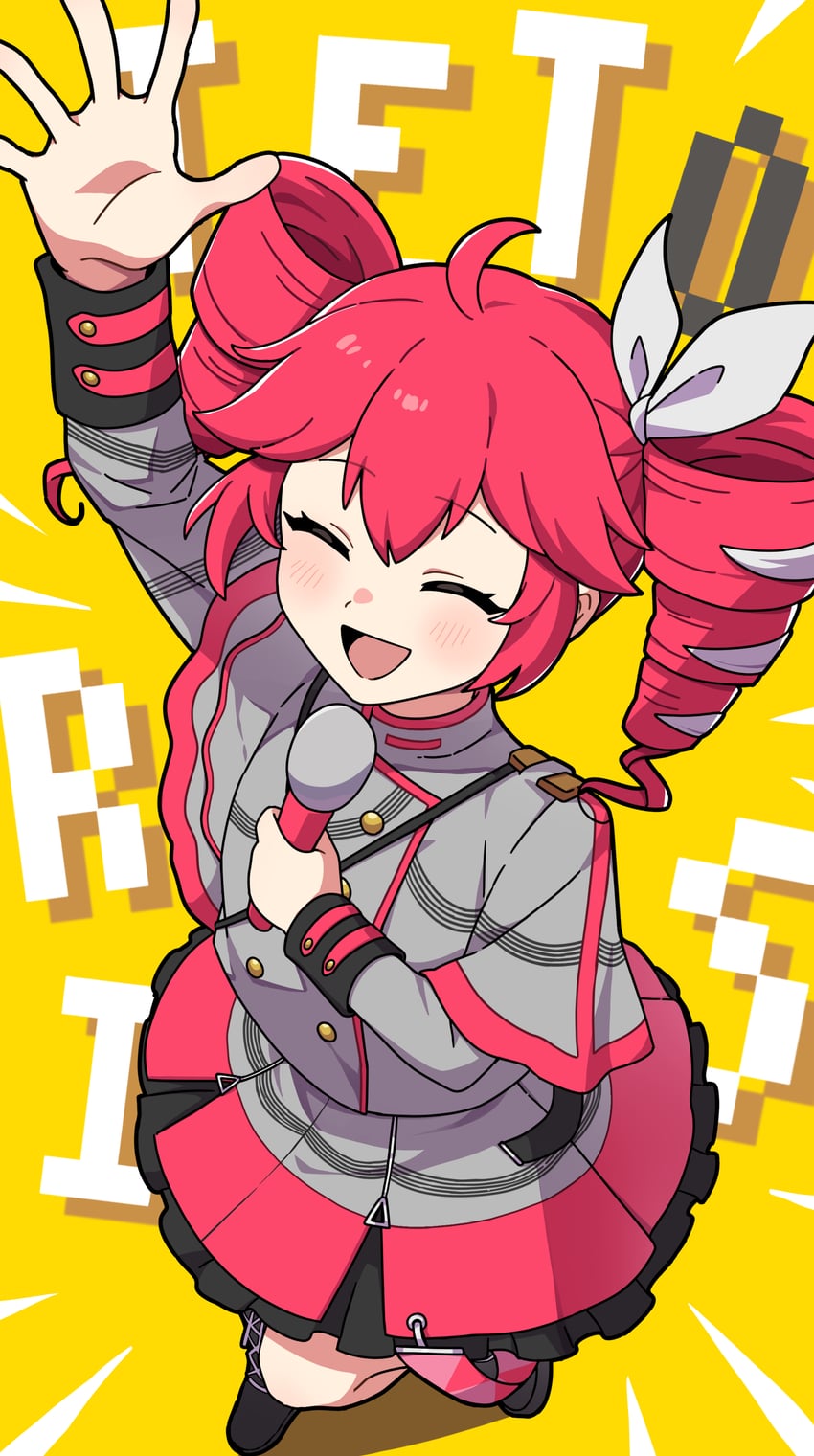 kasane teto (utau and 2 more) drawn by miz_(mizillustration)