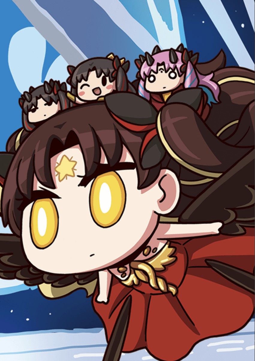 ishtar, space ishtar, and bel maana (fate and 1 more) drawn by riyo_(lyomsnpmp)