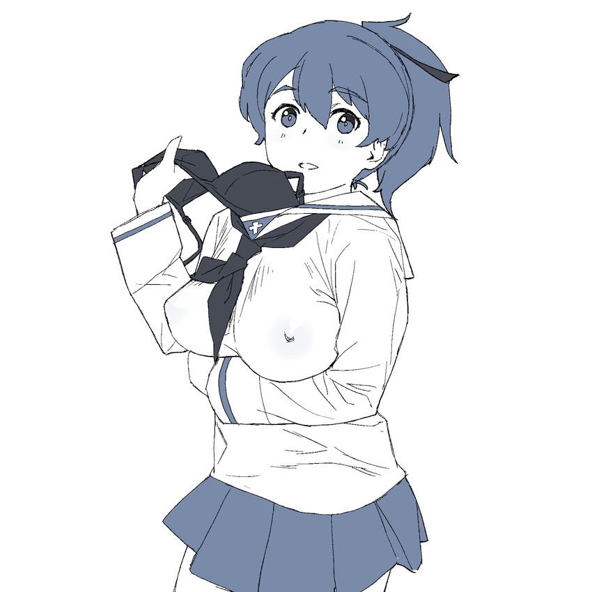 koyama yuzu (girls und panzer) drawn by onsen_tamago_(hs_egg)