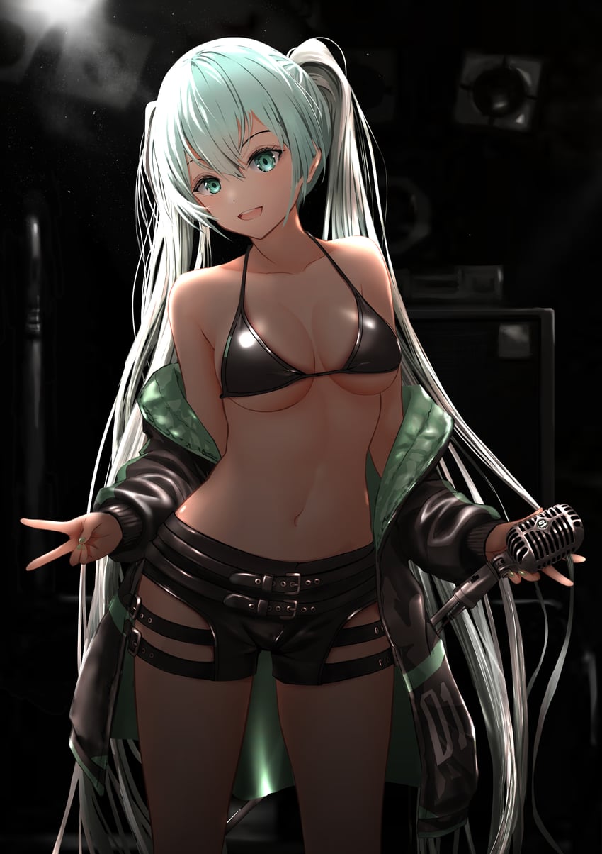 hatsune miku (vocaloid) drawn by gibun_(sozoshu)