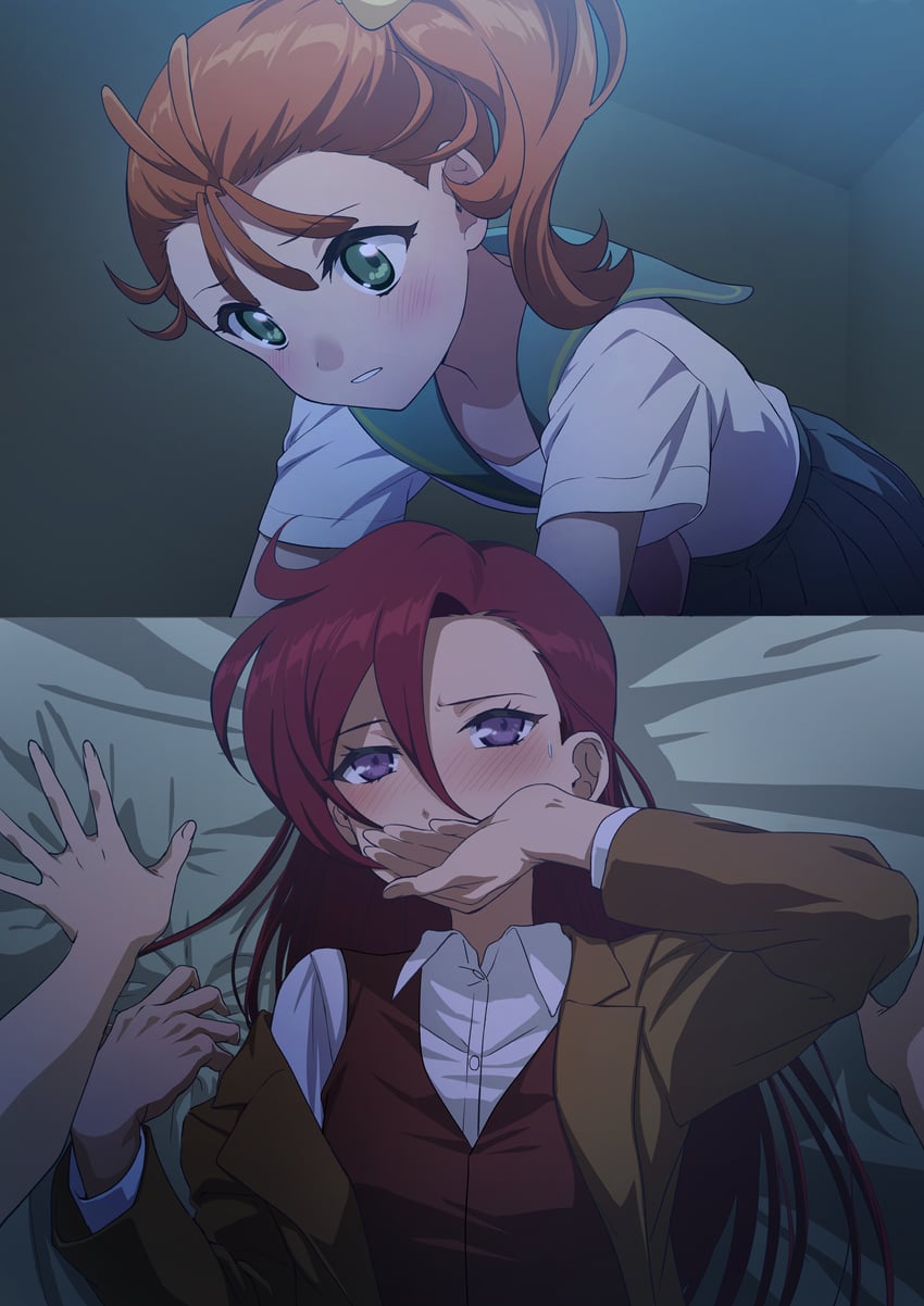 natsuumi manatsu and takizawa asuka (precure and 1 more) drawn by yuzu_sato