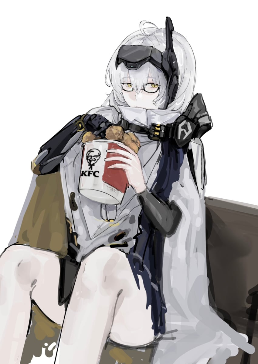 snow white (goddess of victory: nikke and 1 more) drawn by xmld404