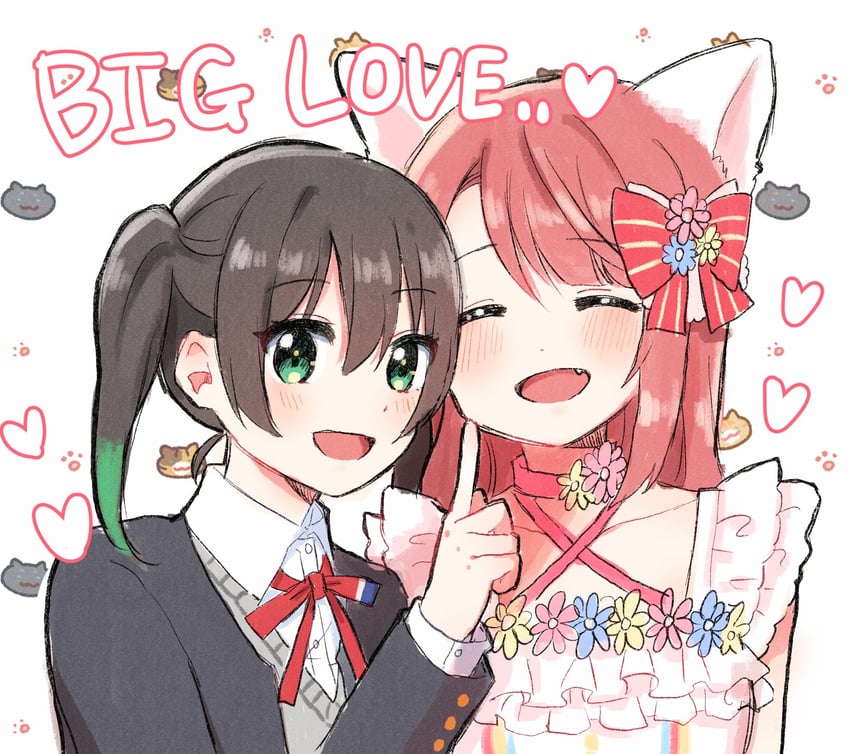 uehara ayumu and takasaki yu (love live! and 1 more) drawn by yoon_(yoon_lovelive)