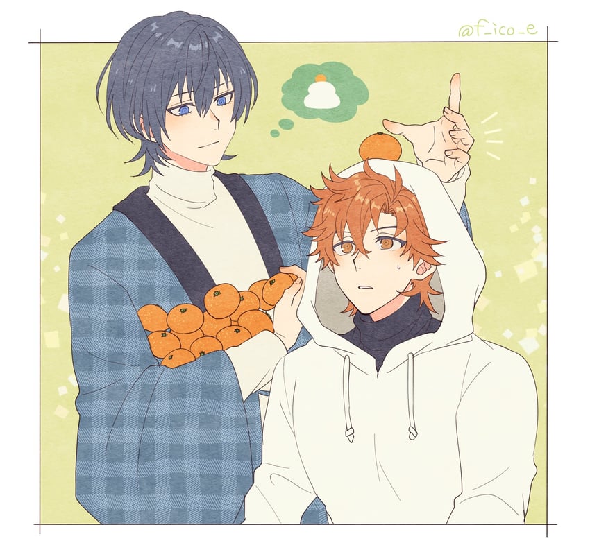 male byleth and sylvain jose gautier (fire emblem and 1 more) drawn by f_ico_e