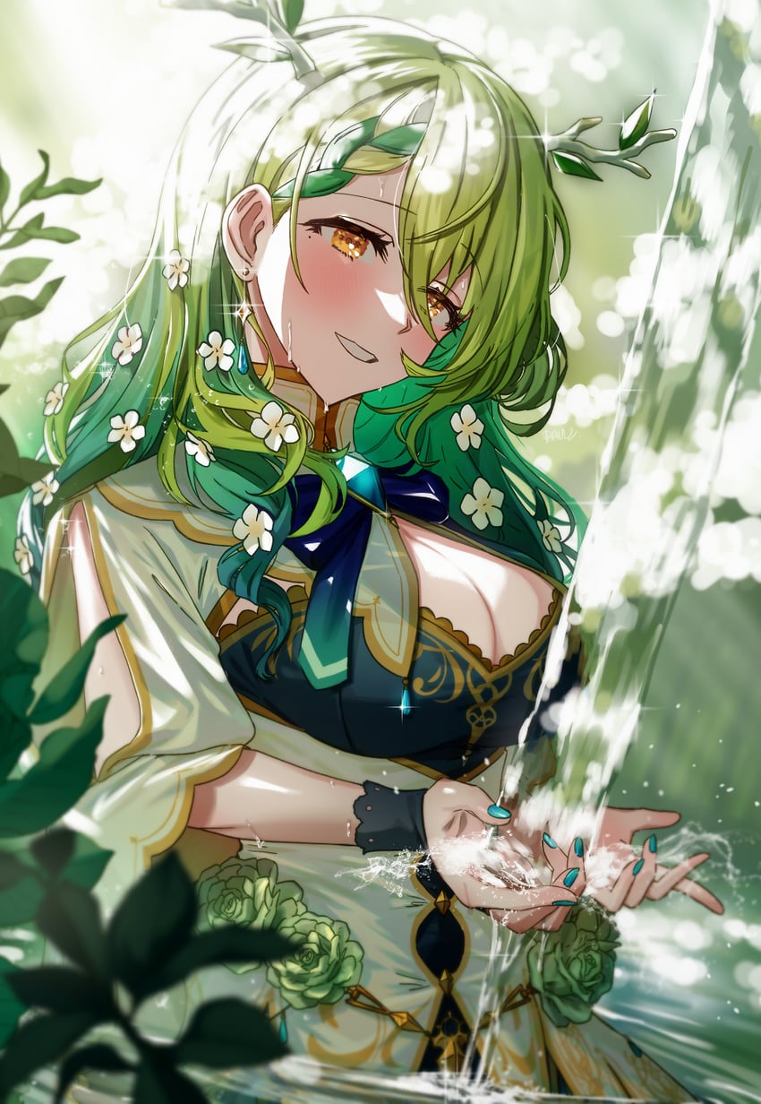 ceres fauna (hololive and 1 more) drawn by paulandcookie