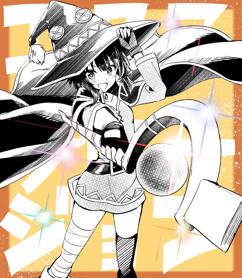 megumin (kono subarashii sekai ni shukufuku wo!) drawn by natsupa