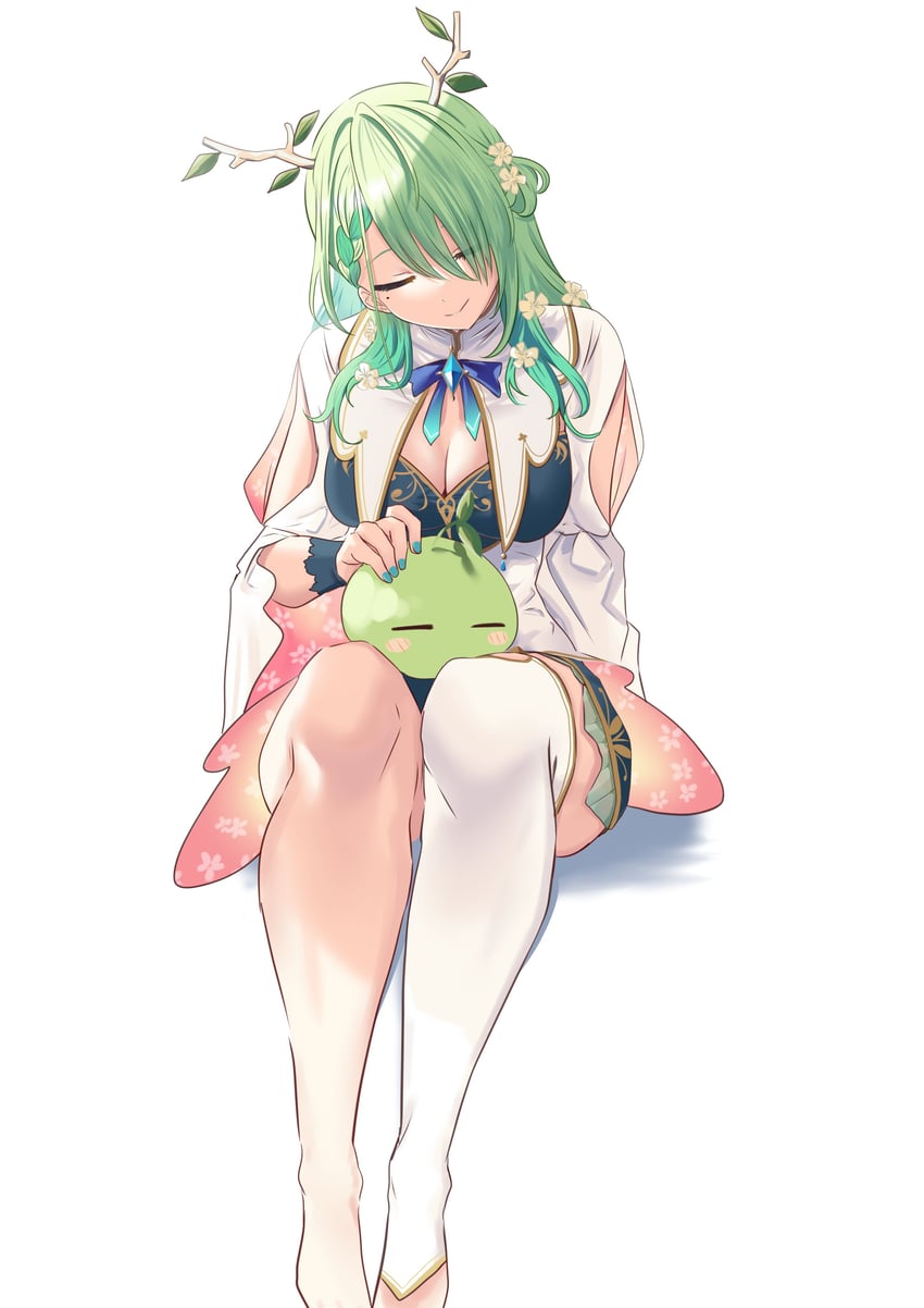 ceres fauna and sapling (hololive and 1 more) drawn by redi_(rasec_asdjh)