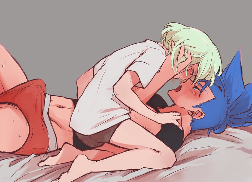 lio fotia and galo thymos (promare) drawn by aus_vaka